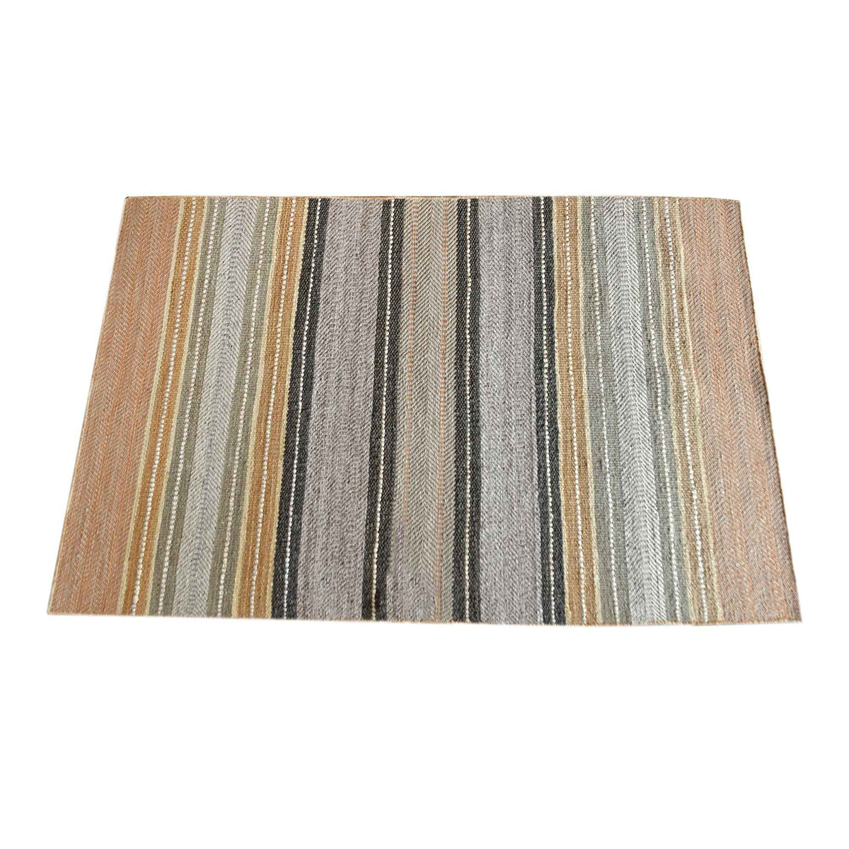 Monolith & Heart Layton Hand-Woven Hemp & Wool Rug, Multi