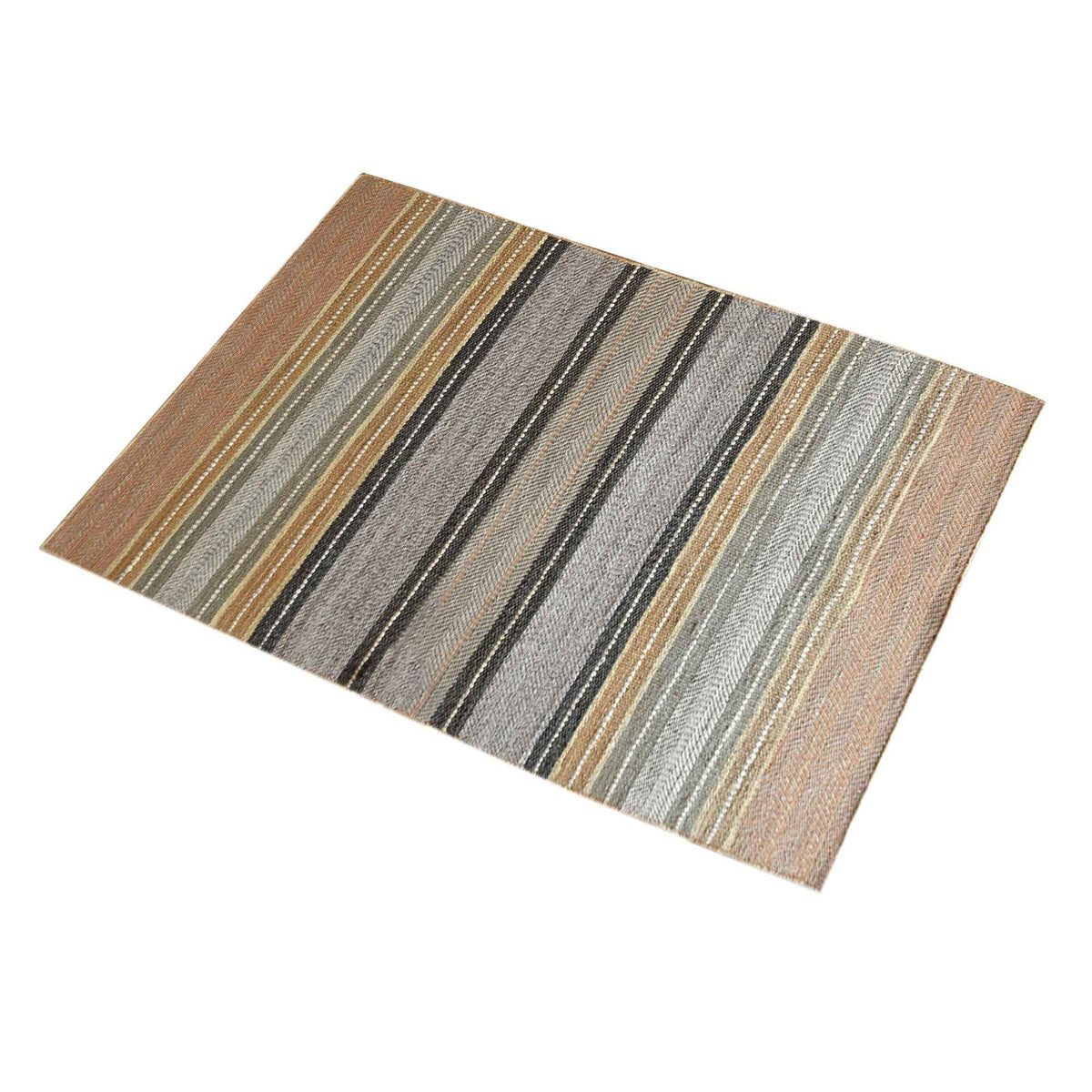 Monolith & Heart Layton Hand-Woven Hemp & Wool Rug, Multi