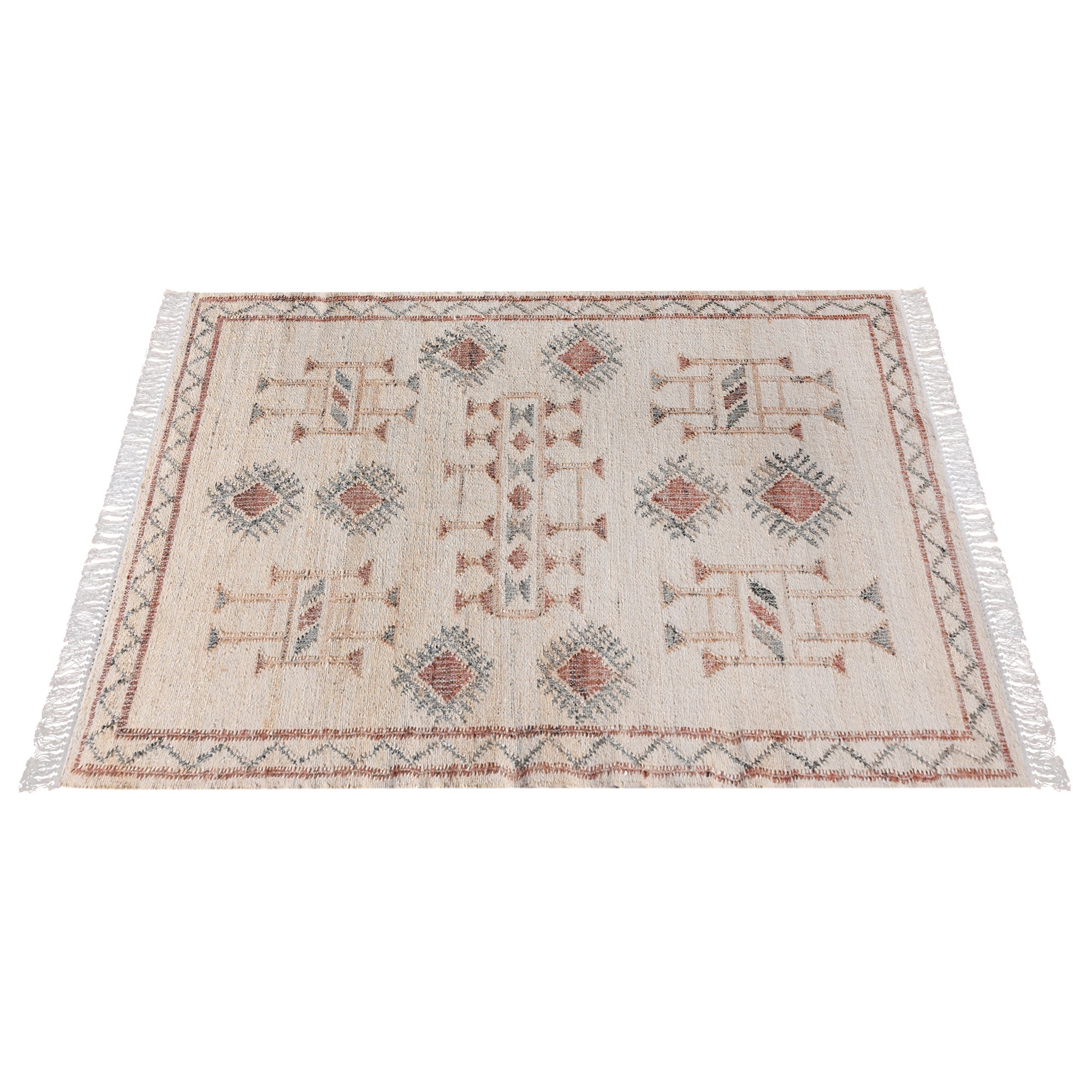 Area Rug, Bedroom Rug, Living Room Rug, Living Area Rug, Indian Rug, Office Carpet, Office Rug, Shop Rug Online, Jute, Wool, Multi, Punja, Flat Weave, classic