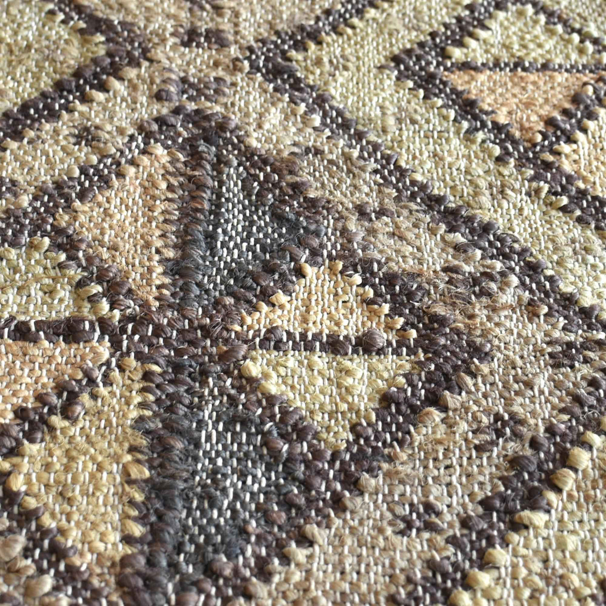 Monolith & Heart Jaubert Hand-Woven Hemp & Linen Rug, Linen & Natural