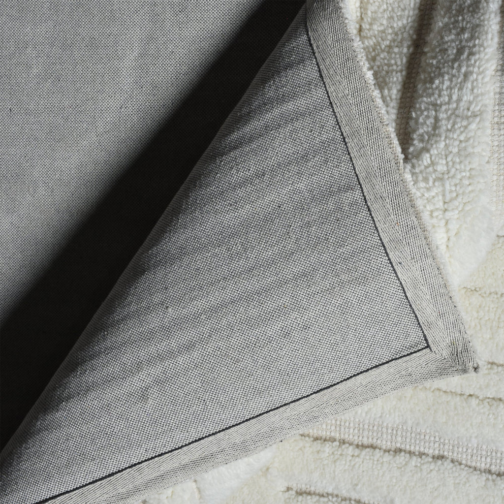 LYNDEN II RUG - NZ WOOL - HANDWOVEN - IVORY