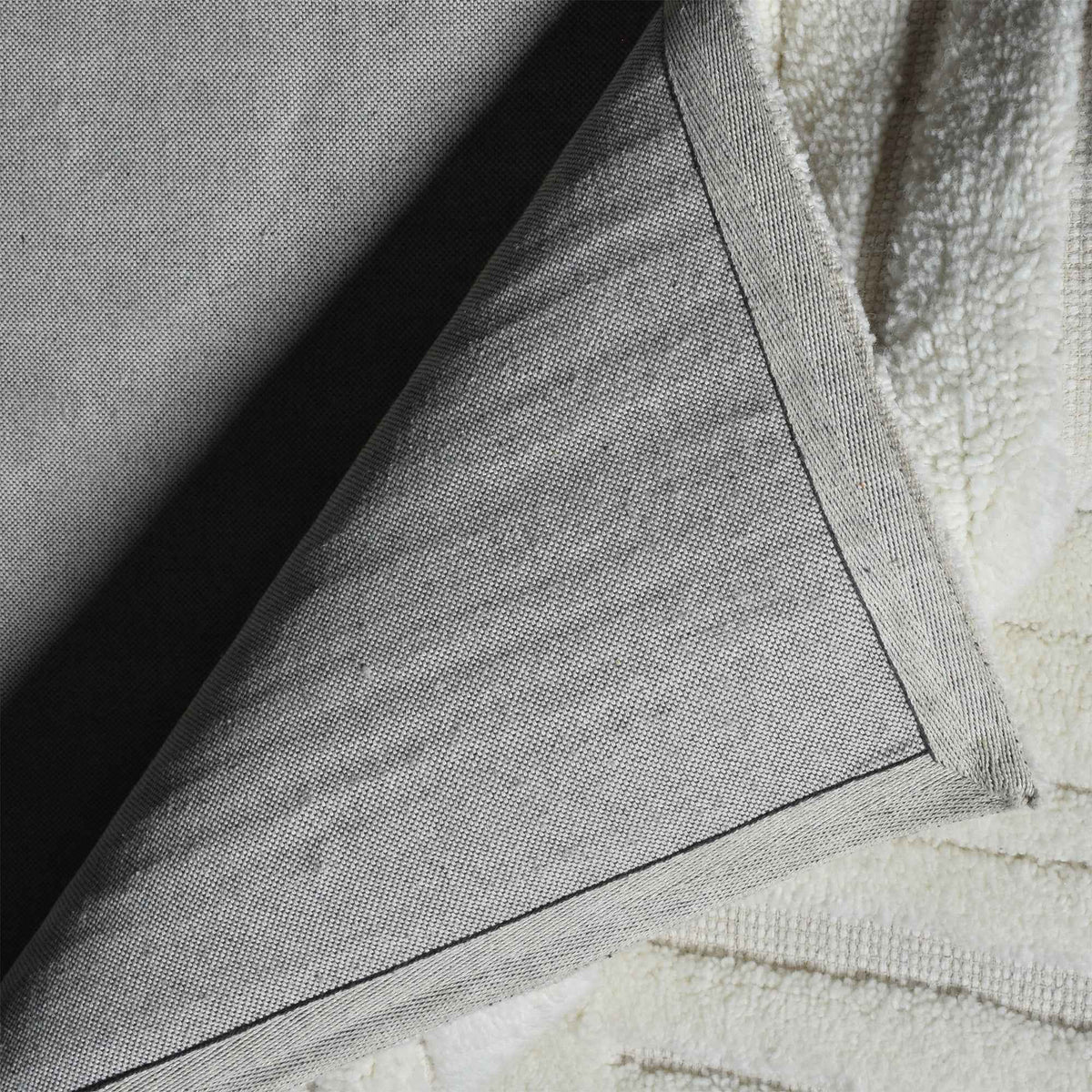 Monolith & Heart Lynden-II Hand-Woven New Zealand Wool Rug, Ivory