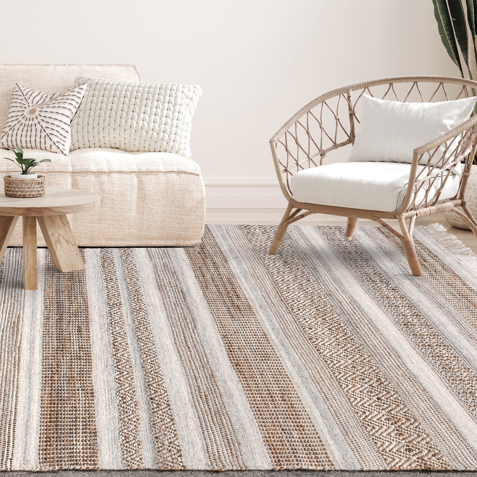 MAKANI RUG - JUTE/ WOOL