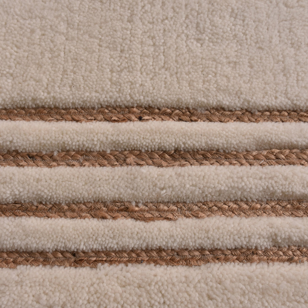 MANGIN RUG - NZ WOOL/ JUTE