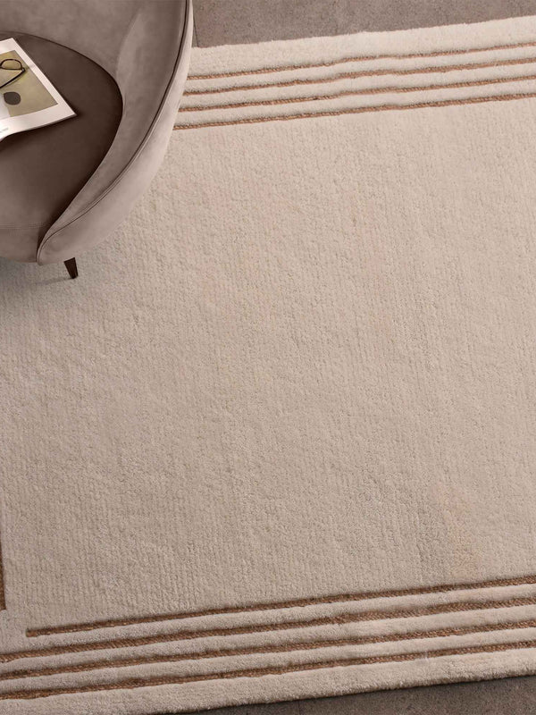 MANGIN RUG - NZ WOOL/ JUTE