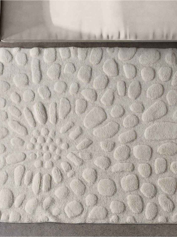 MARILYN-II RUG WITH FRINGES - IVORY - TABLE TUFTED - WOOL