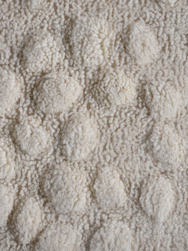 MARILYN-II RUG WITH FRINGES - IVORY - TABLE TUFTED - WOOL
