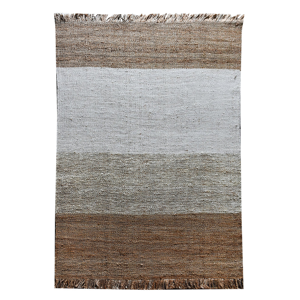 Area Rug, Bedroom Rug, Living Room Rug, Living Area Rug, Indian Rug, Office Carpet, Office Rug, Shop Rug Online, Hemp, Wool, Natural, Natural White, Jaquard Durry, Flat Weave, Intricate