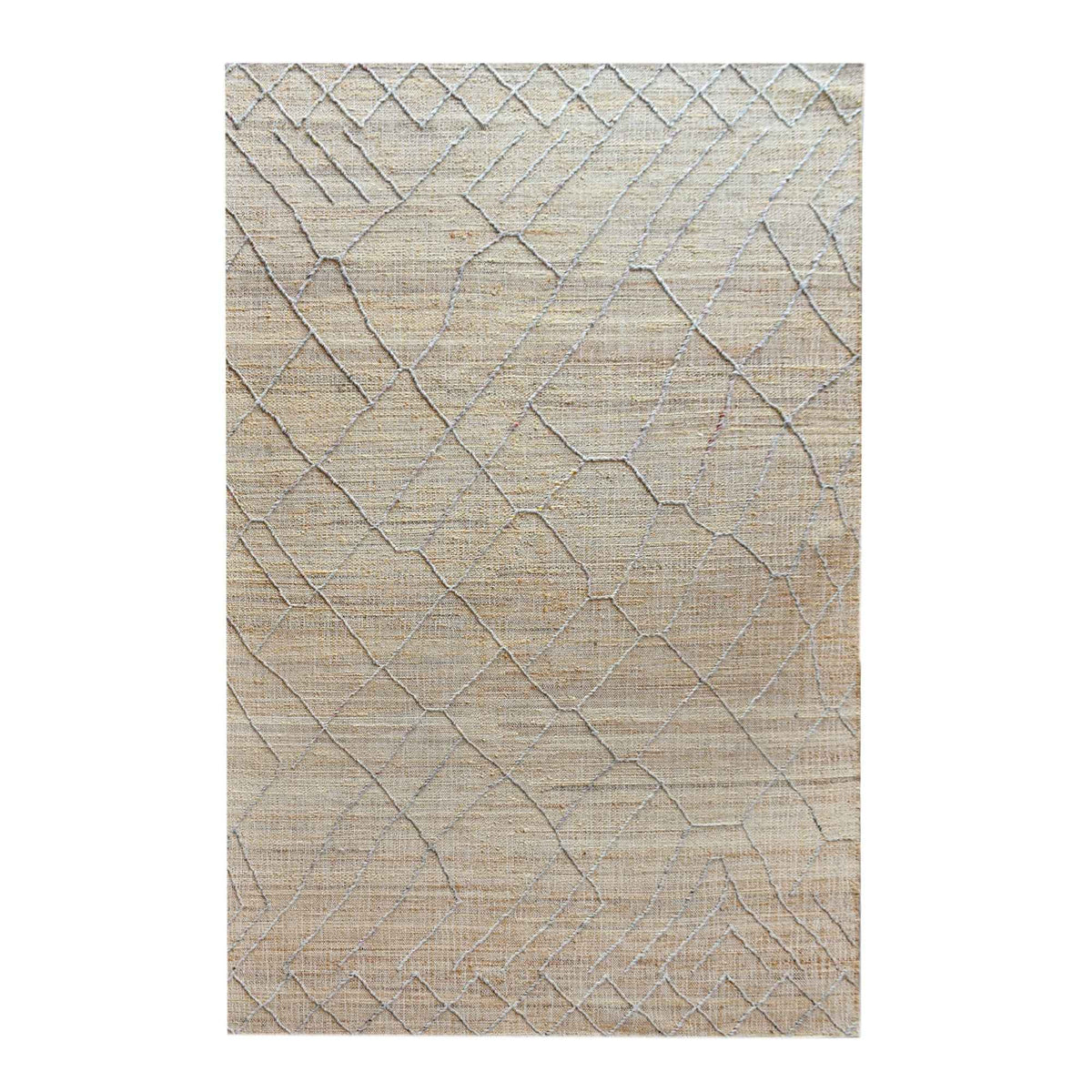 Monolith & Heart Menan Hand-Woven Wool & Hemp Rug, Natural