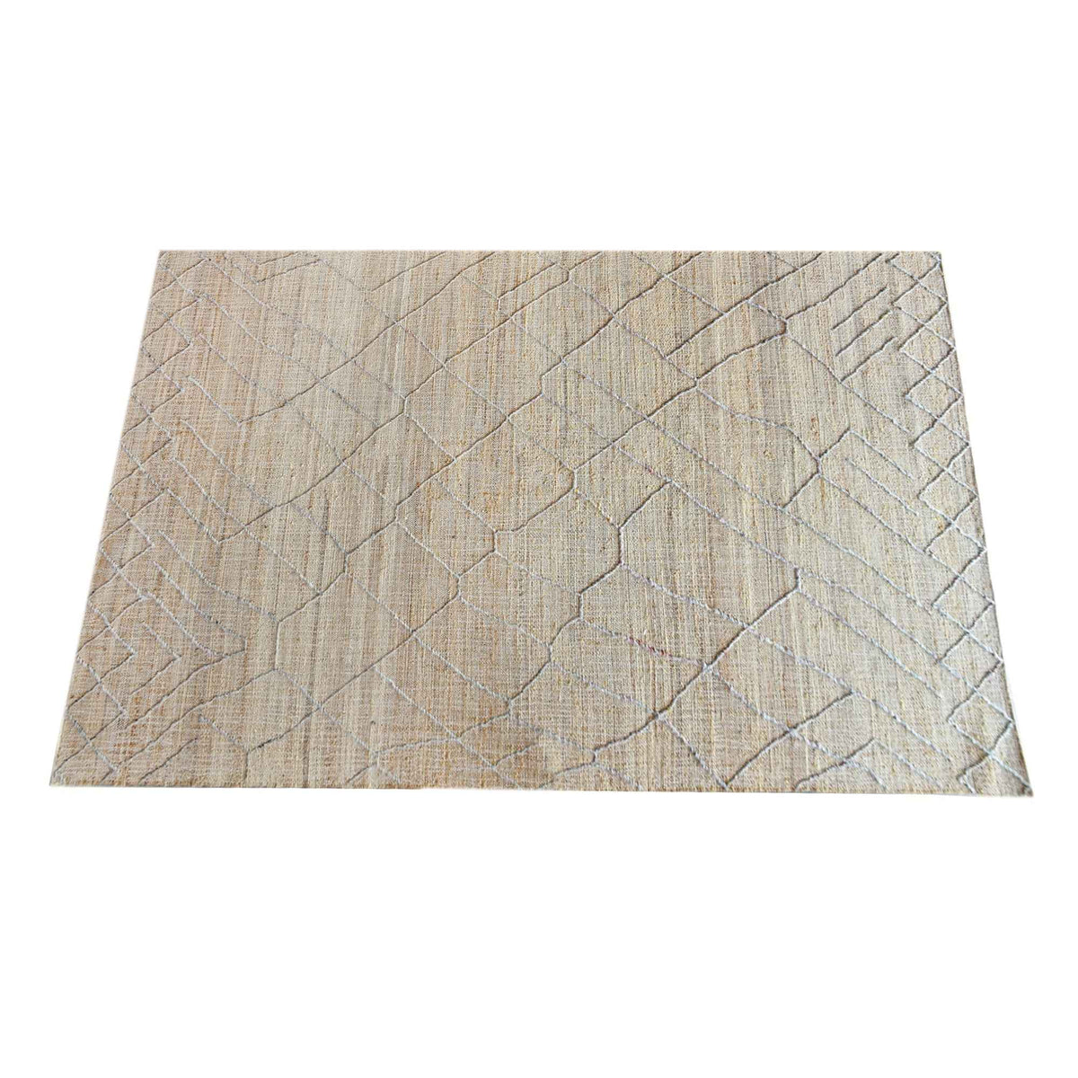Monolith & Heart Menan Hand-Woven Wool & Hemp Rug, Natural