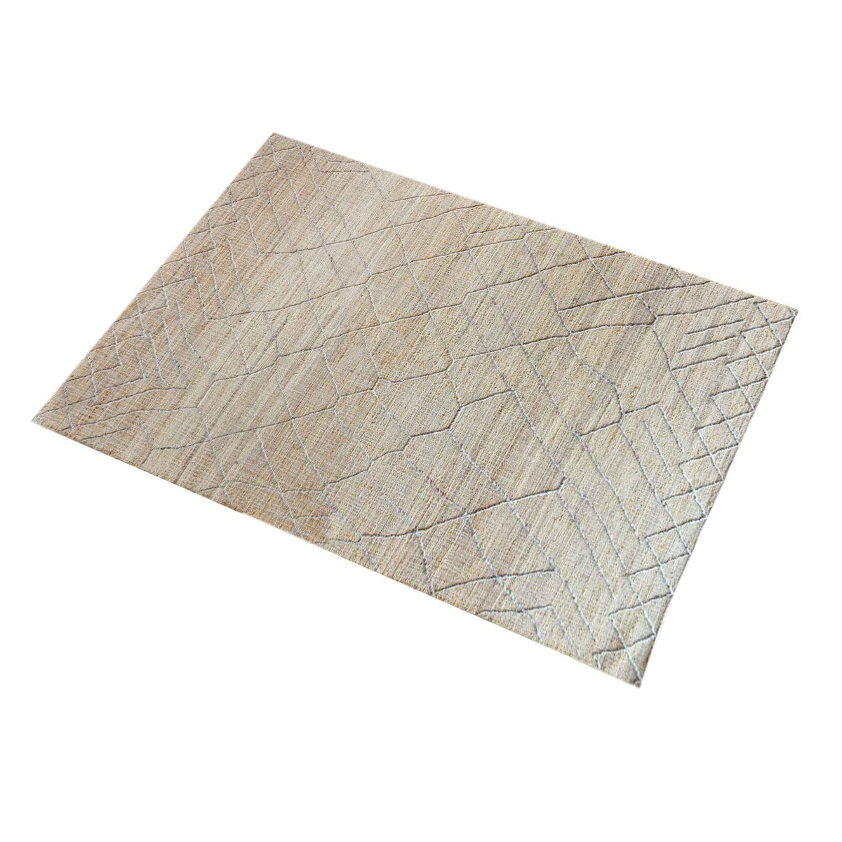 Monolith & Heart Menan Hand-Woven Wool & Hemp Rug, Natural