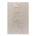 Area Rug, Bedroom Rug, Living Room Rug, Living Area Rug, Indian Rug, Office Carpet, Office Rug, Shop Rug Online, Wool, Natural White, Hand woven, Cut And Loop, Textured