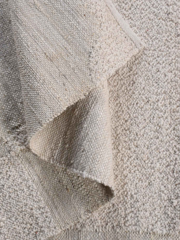 MILUTIN RUG - IVORY - HAND WOVEN - JUTE + WOOL