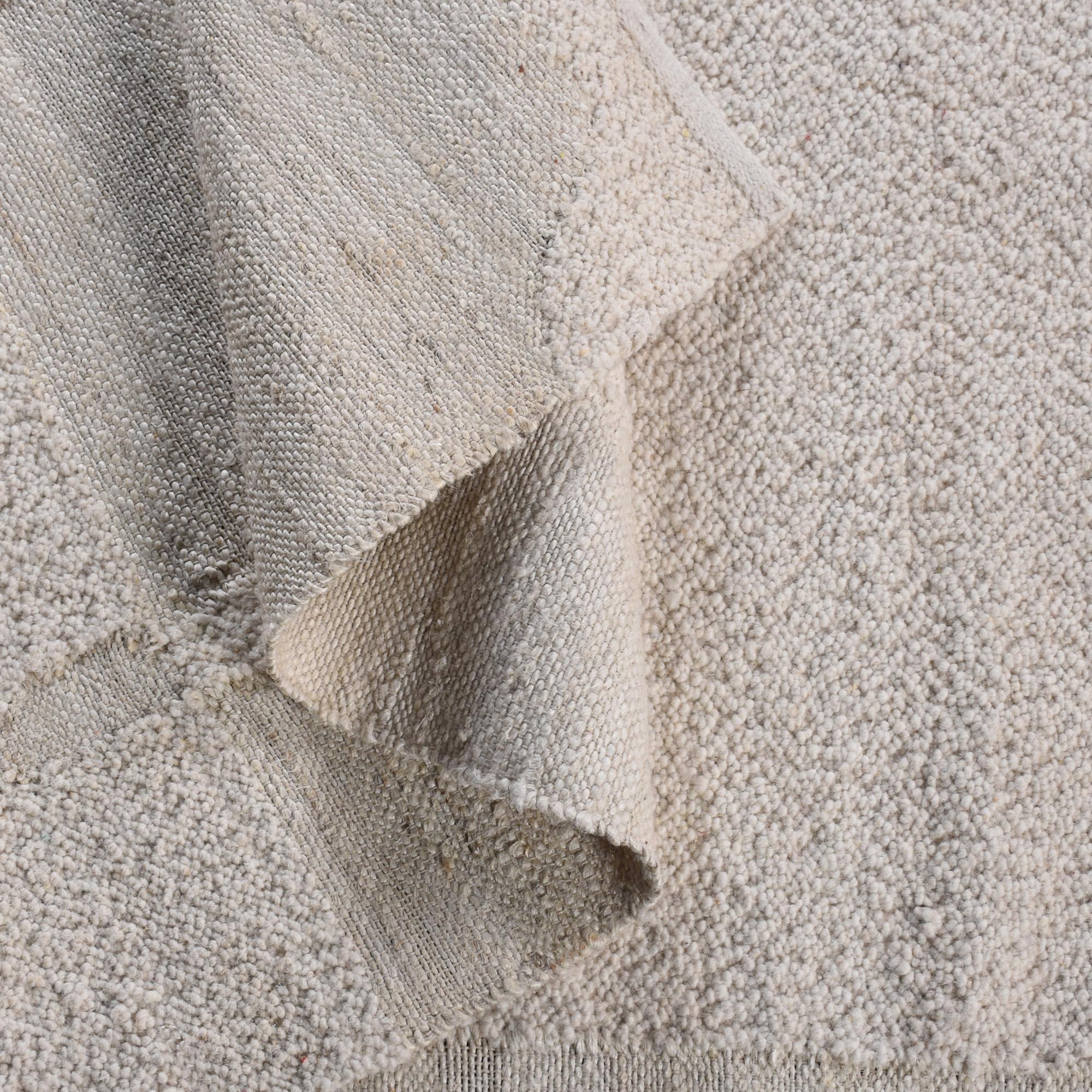 MILUTIN RUG - IVORY - HAND WOVEN - JUTE + WOOL