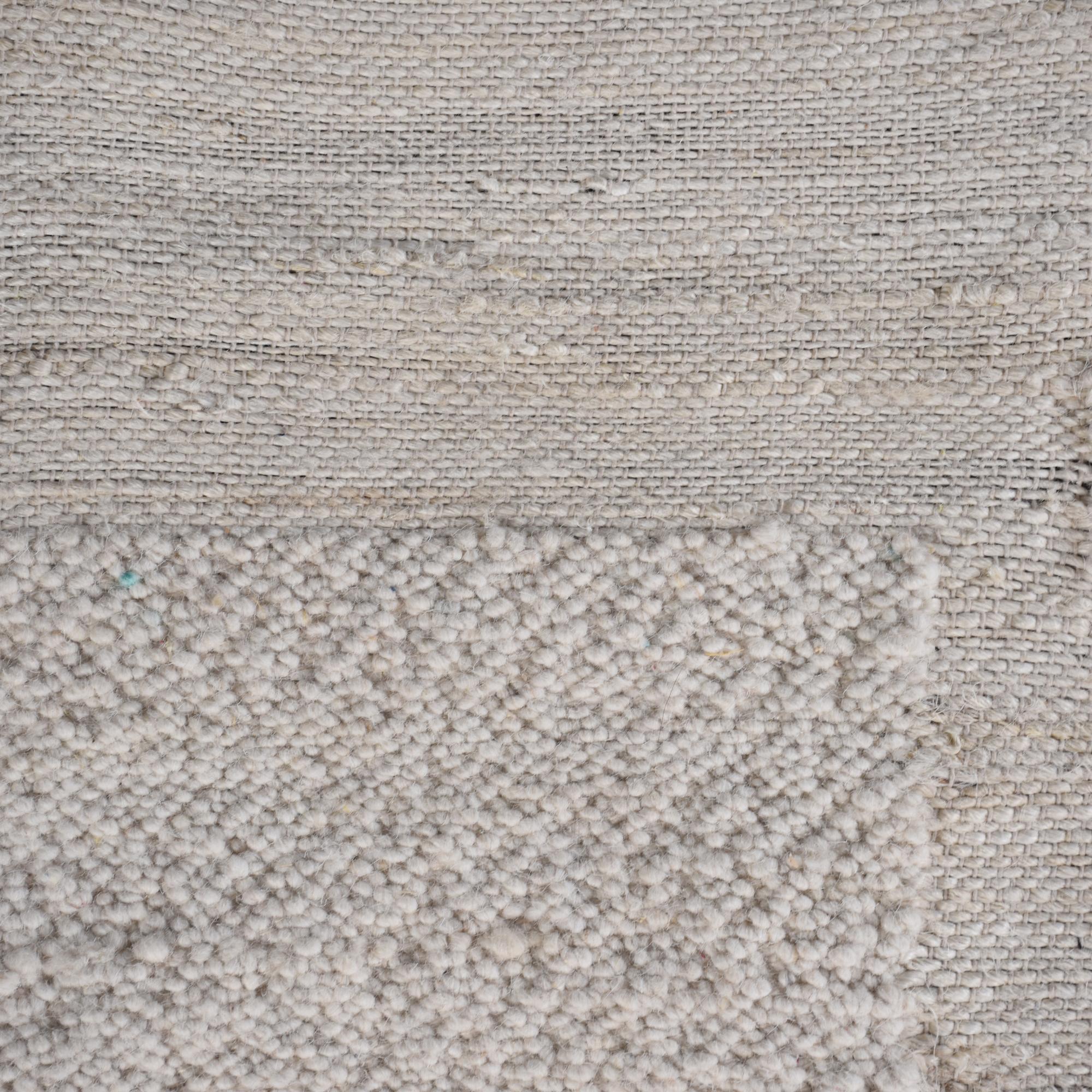 MILUTIN RUG - IVORY - HAND WOVEN - JUTE + WOOL