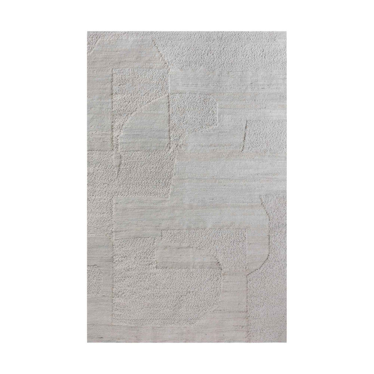 Monolith & Heart Milutin Hand-Woven Jute & Wool Rug, Ivory