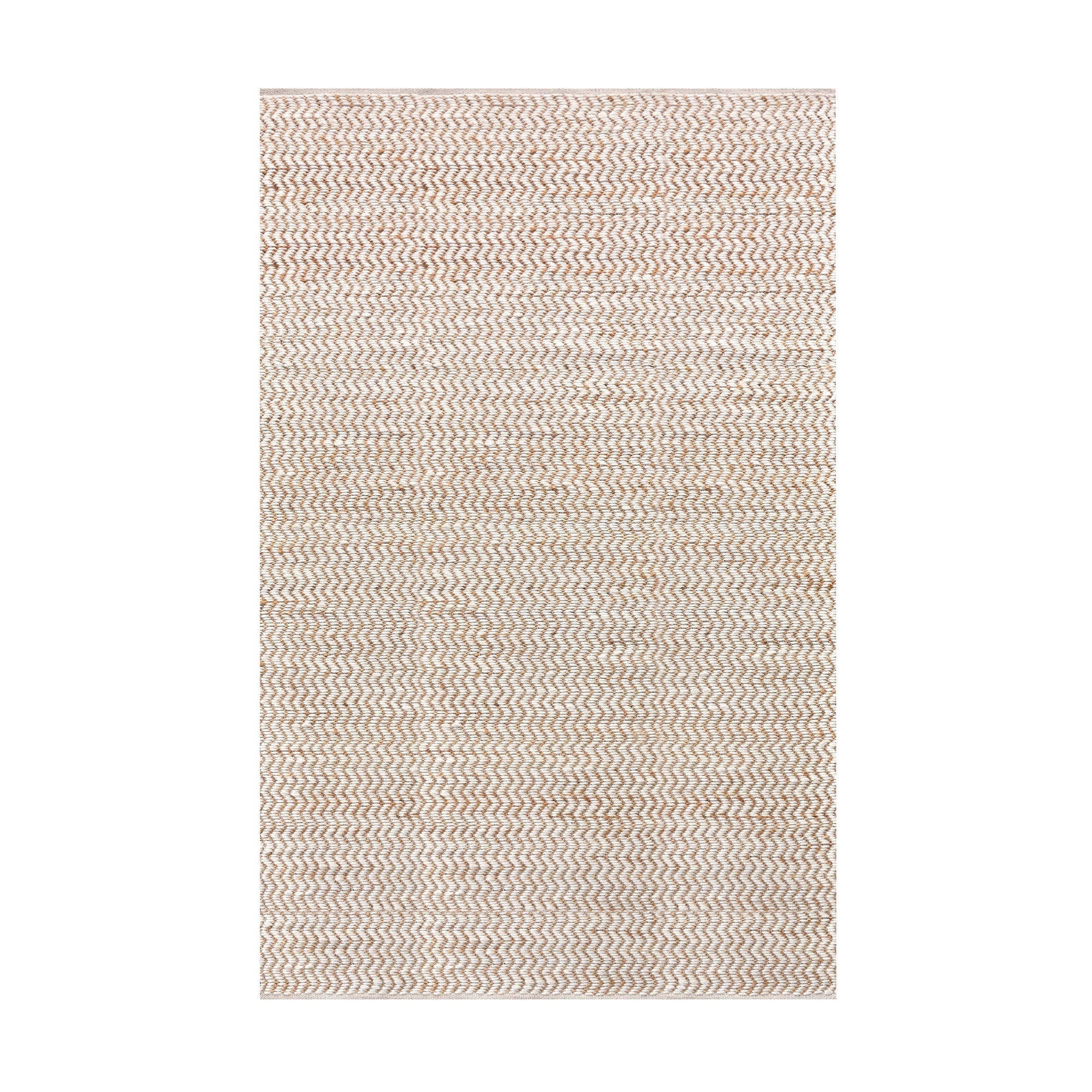 MISSION RUG - NATURAL/IVORY - JUTE/WOOL - HANDWOVEN