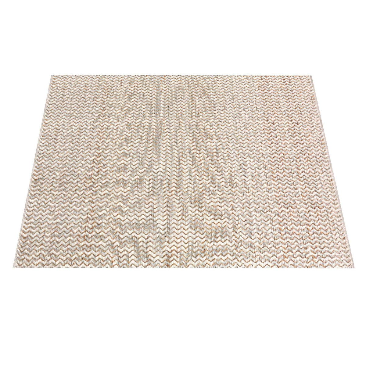 Monolith & Heart Mission Hand-Woven Jute & Wool Rug, Ivory