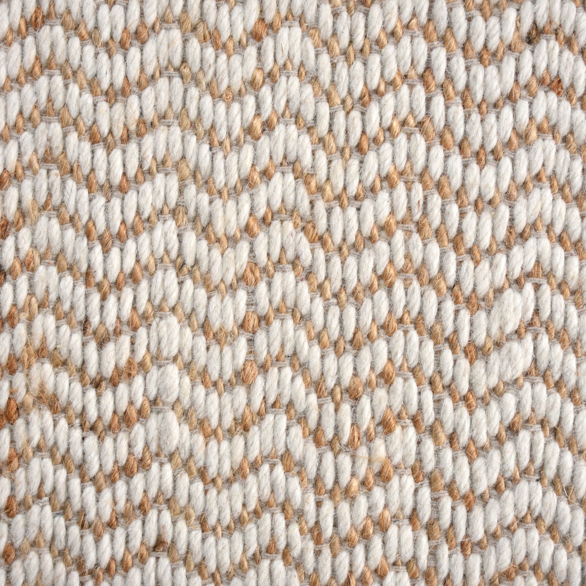 MISSION RUG - NATURAL/IVORY - JUTE/WOOL - HANDWOVEN