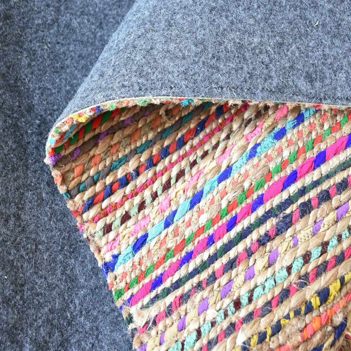 MISTON RUG - HEMP/ RECYCLED FABRIC
