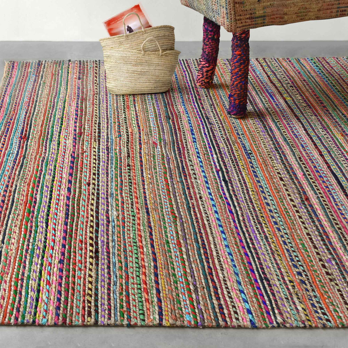 MISTON RUG - HEMP/ RECYCLED FABRIC
