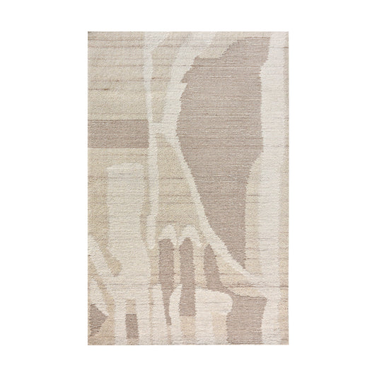 MLAVA RUG - IVORY/ BEIGE - WOOL - HAND WOVEN, OVER TUFTED
