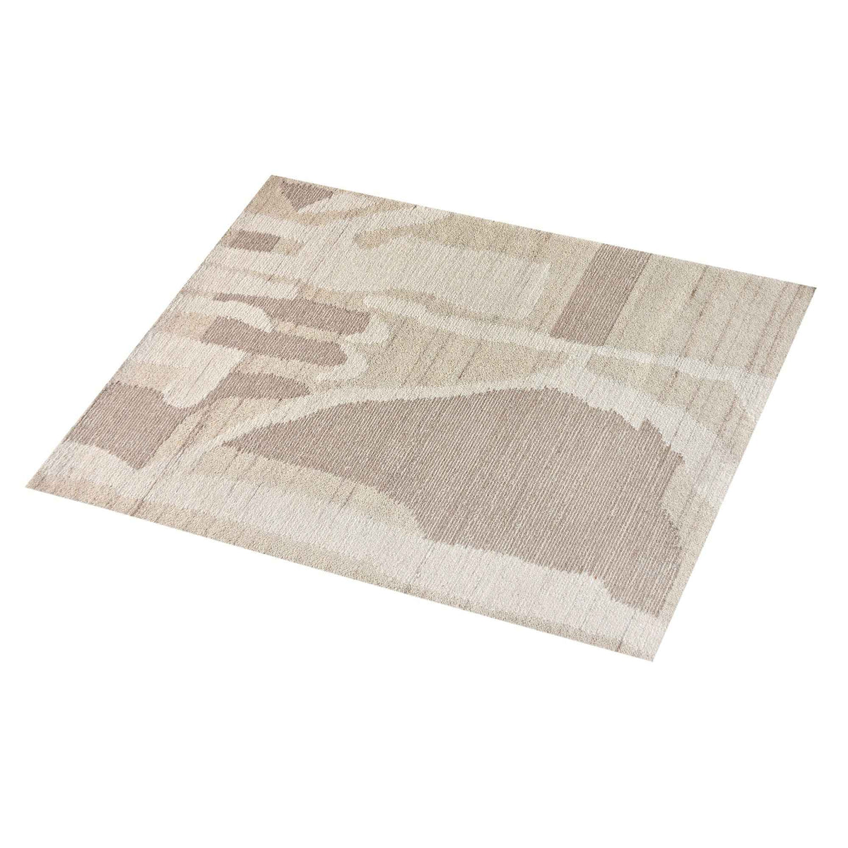 MLAVA RUG - IVORY/ BEIGE - WOOL - HAND WOVEN, OVER TUFTED