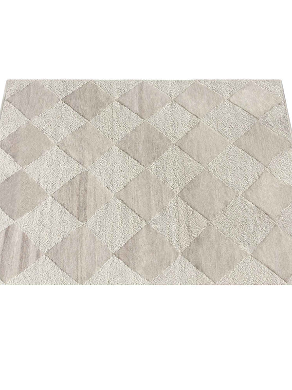 MOLOPO RUG - IVORY/BEIGE - WOOL/PET