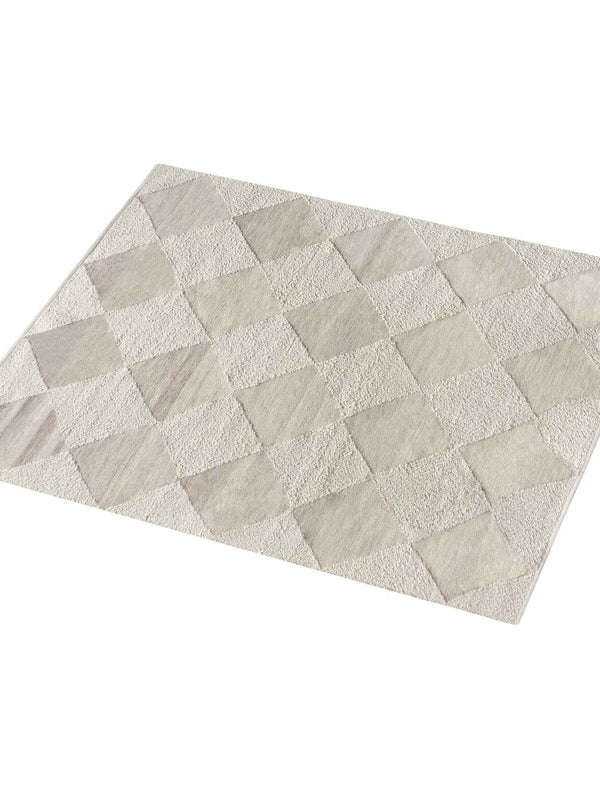 MOLOPO RUG - IVORY/BEIGE - WOOL/PET