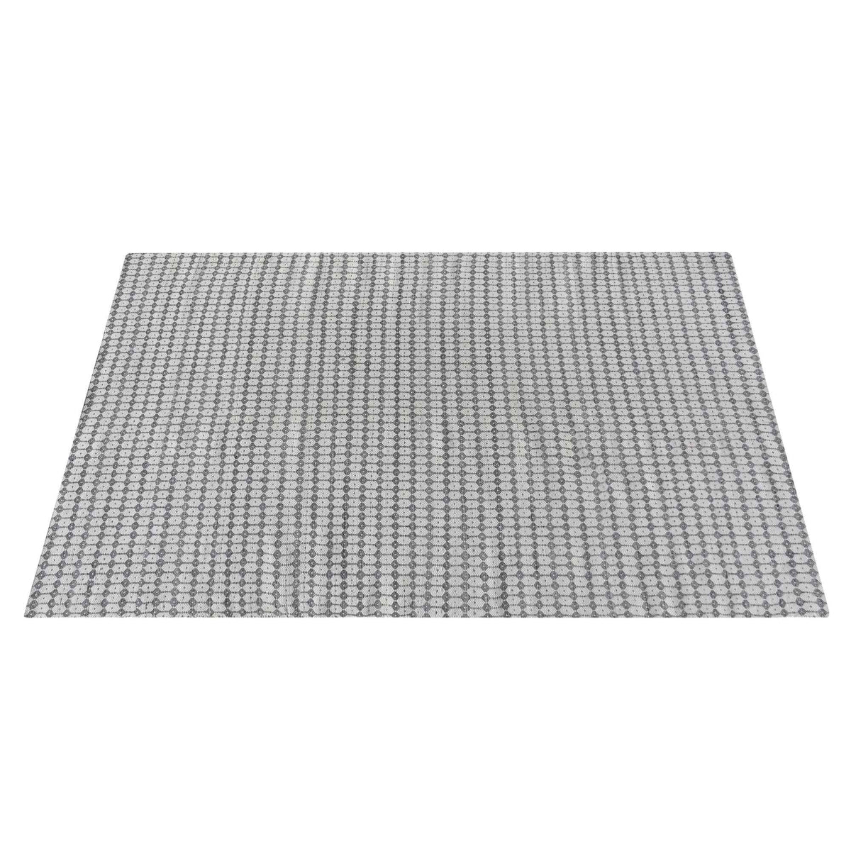 Monolith & Heart Mornington Hand-Woven PET Rug, Ivory and Grey, 4 Sizes