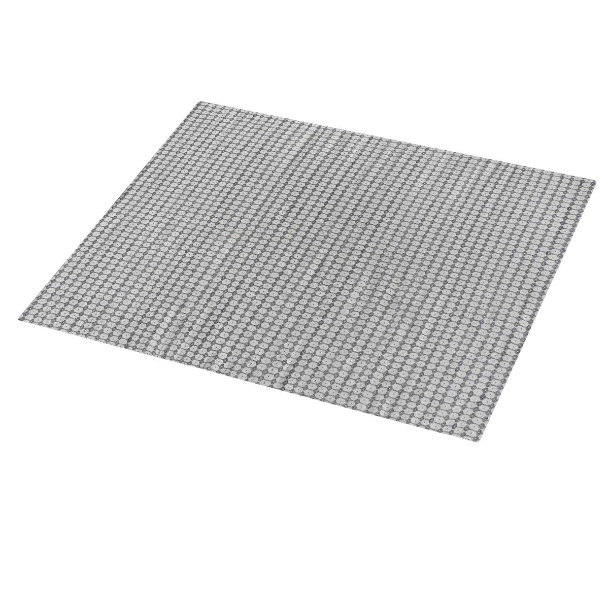 Monolith & Heart Mornington Hand-Woven PET Rug, Ivory and Grey, 4 Sizes