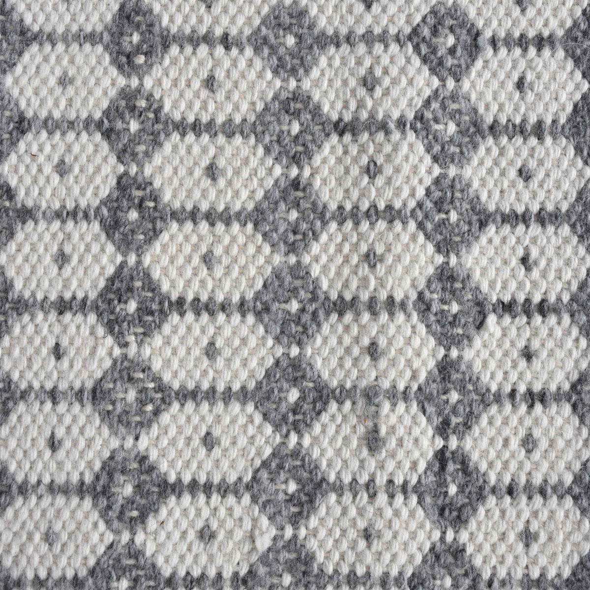 Monolith & Heart Mornington Hand-Woven PET Rug, Ivory and Grey, 4 Sizes