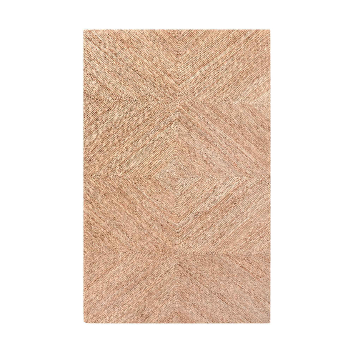 Monolith & Heart Morrito Hand-Woven Jute Rug, Natural