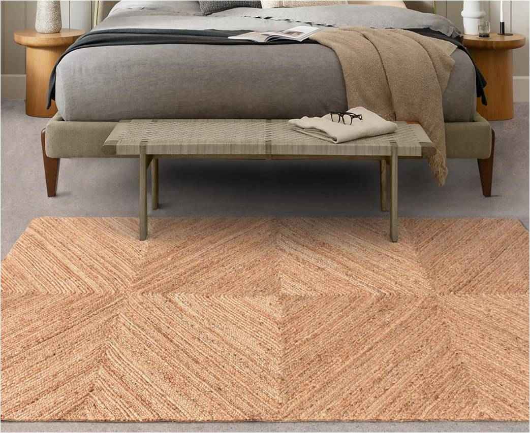 Monolith & Heart Morrito Hand-Woven Jute Rug, Natural