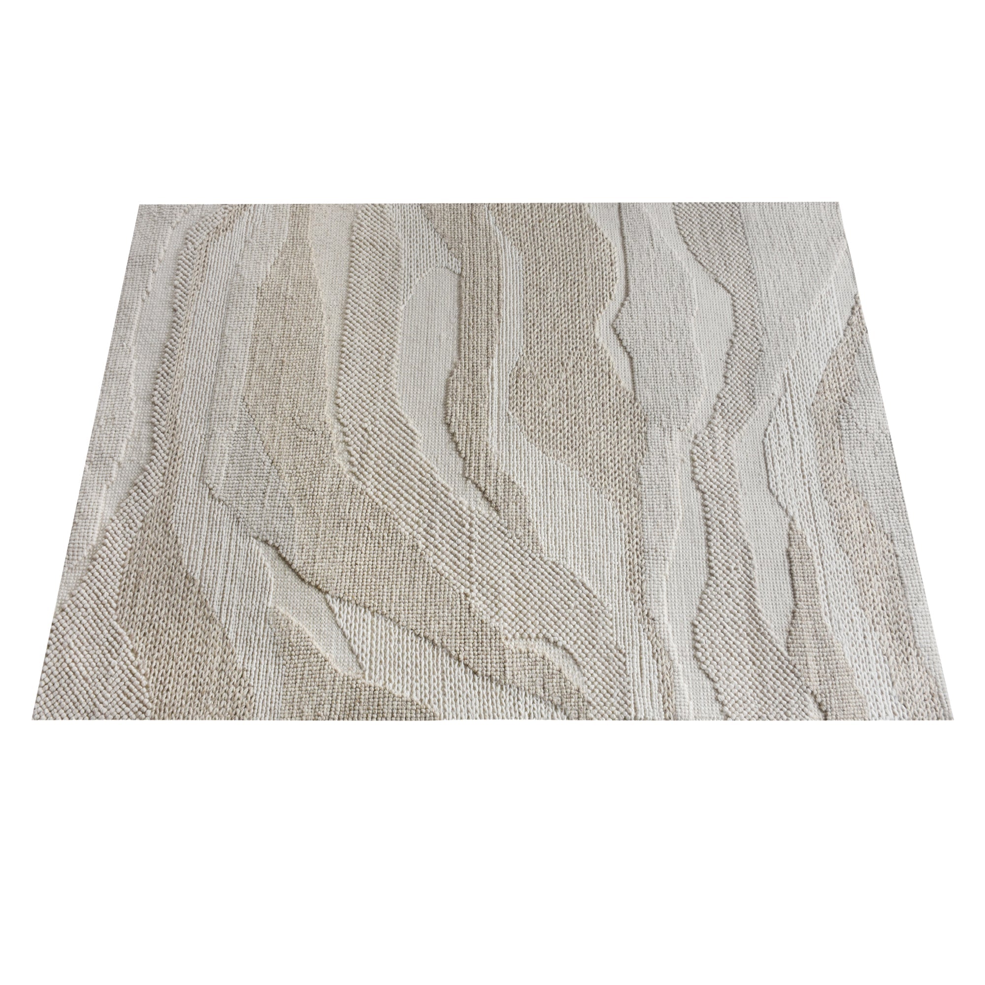 MOWSBURY RUG - WOOL - IVORY - HANDWOVEN