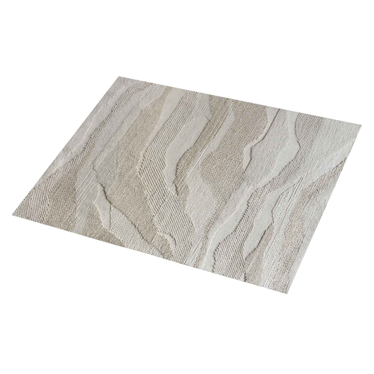 Monolith & Heart Mowsbury Hand-Woven Wool Rug, Ivory