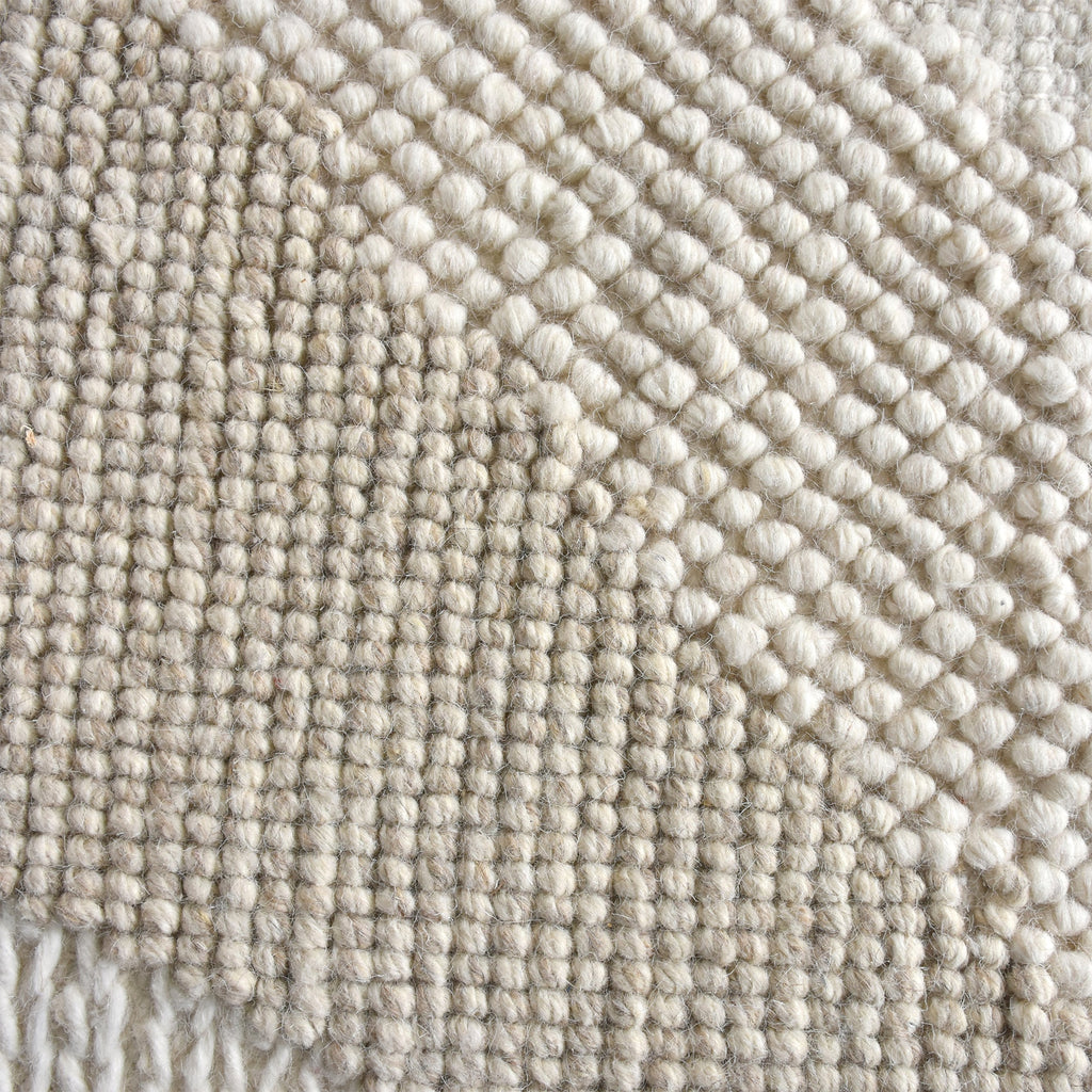 MOWSBURY RUG - WOOL - IVORY - HANDWOVEN
