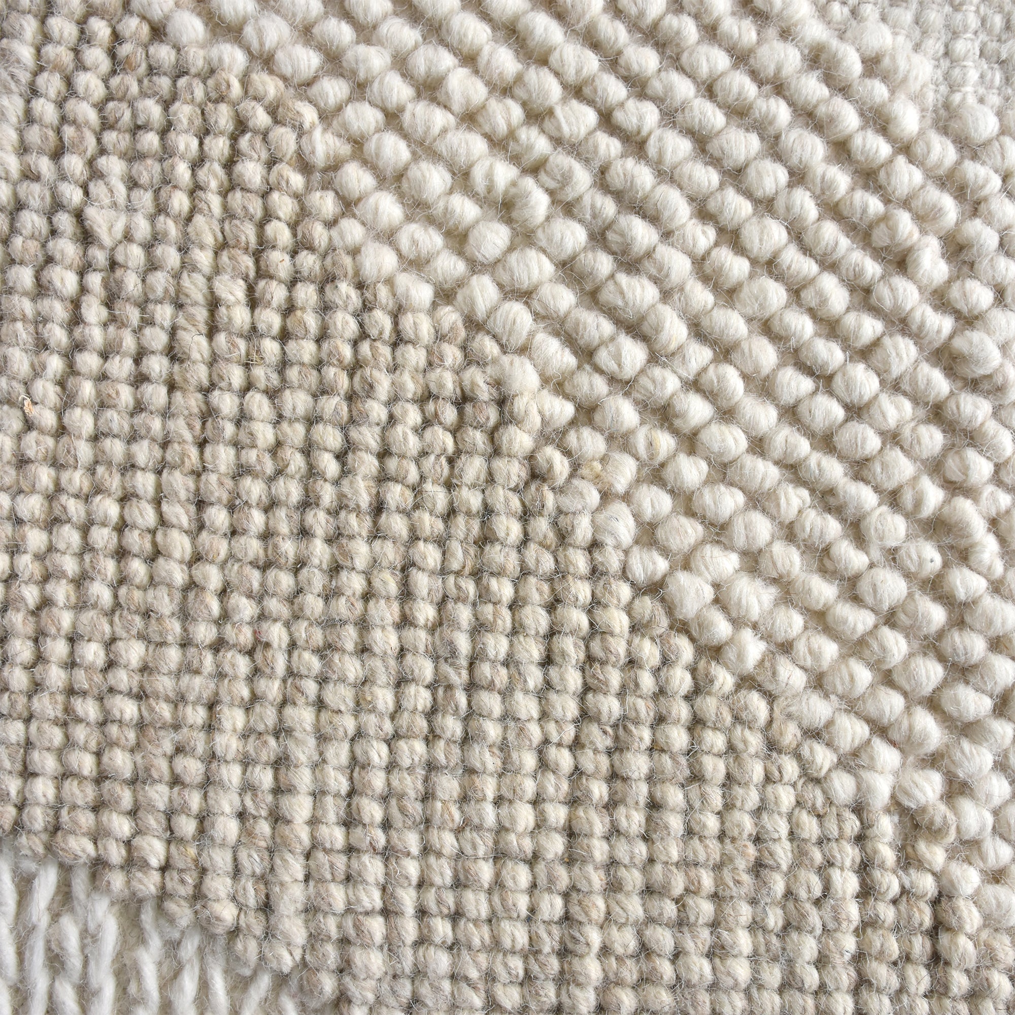MOWSBURY RUG - WOOL - IVORY - HANDWOVEN
