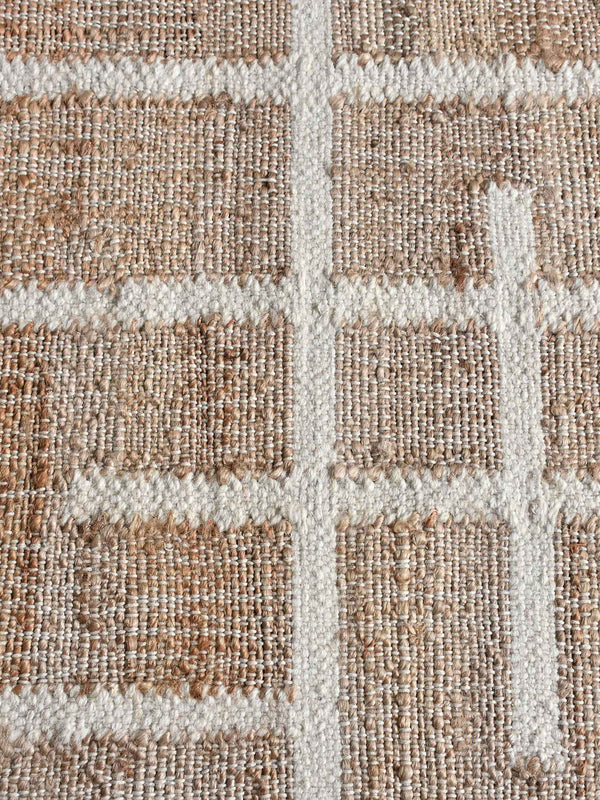 NACHEZ RUG - NATURAL/IVORY - JUTE/WOOL