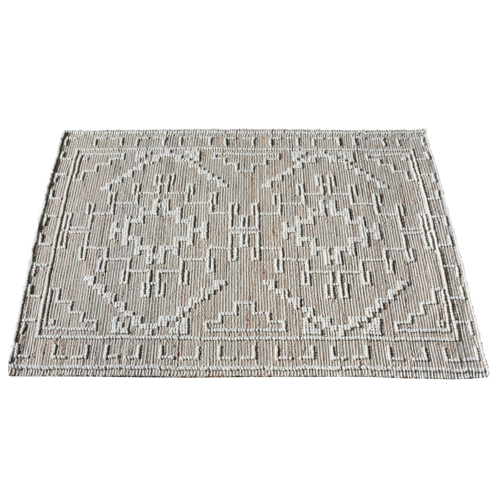 Area Rug, Bedroom Rug, Living Room Rug, Living Area Rug, Indian Rug, Office Carpet, Office Rug, Shop Rug Online, Hemp, Wool, Natural, Natural White, Pitloom, All Loop, Modern