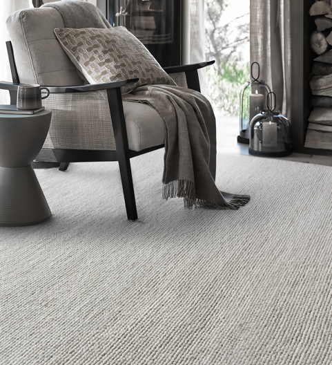 NOUVILLE RUG - WOOL - IVORY - HANDWOVEN