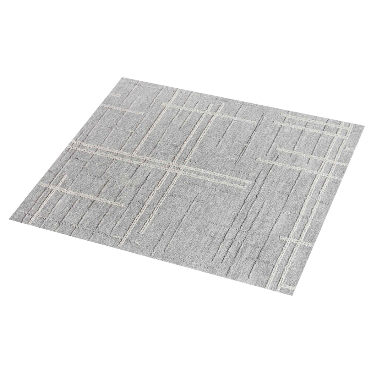 OMRA RUG - WOOL - BLUE/IVORY