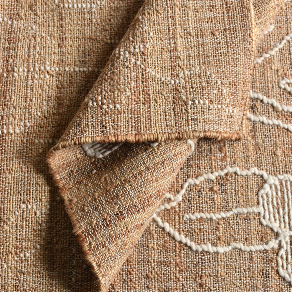 ORRELL RUG - NATURAL/IVORY- PUNJA KELIM - WOOL + JUTE
