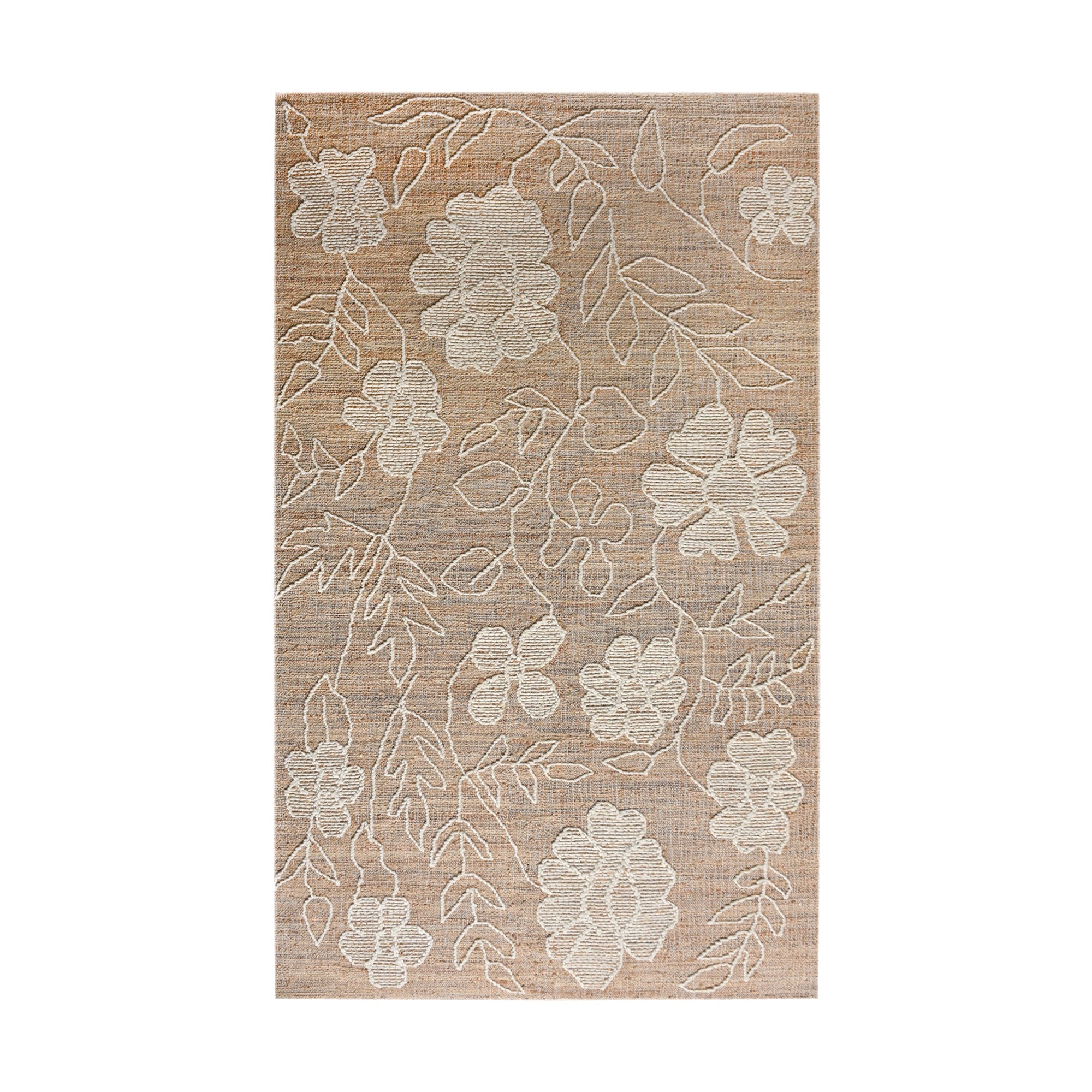 ORRELL RUG - NATURAL/IVORY- PUNJA KELIM - WOOL + JUTE