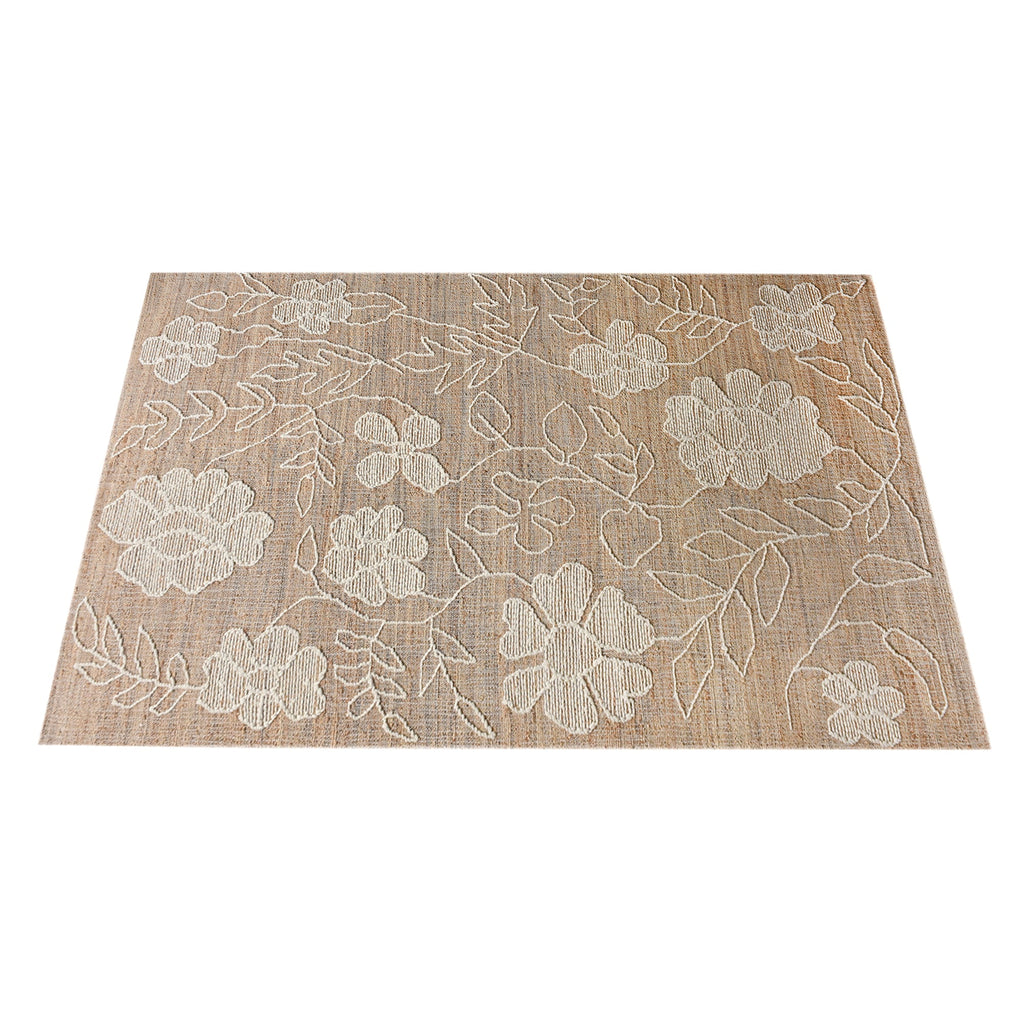 ORRELL RUG - NATURAL/IVORY- PUNJA KELIM - WOOL + JUTE