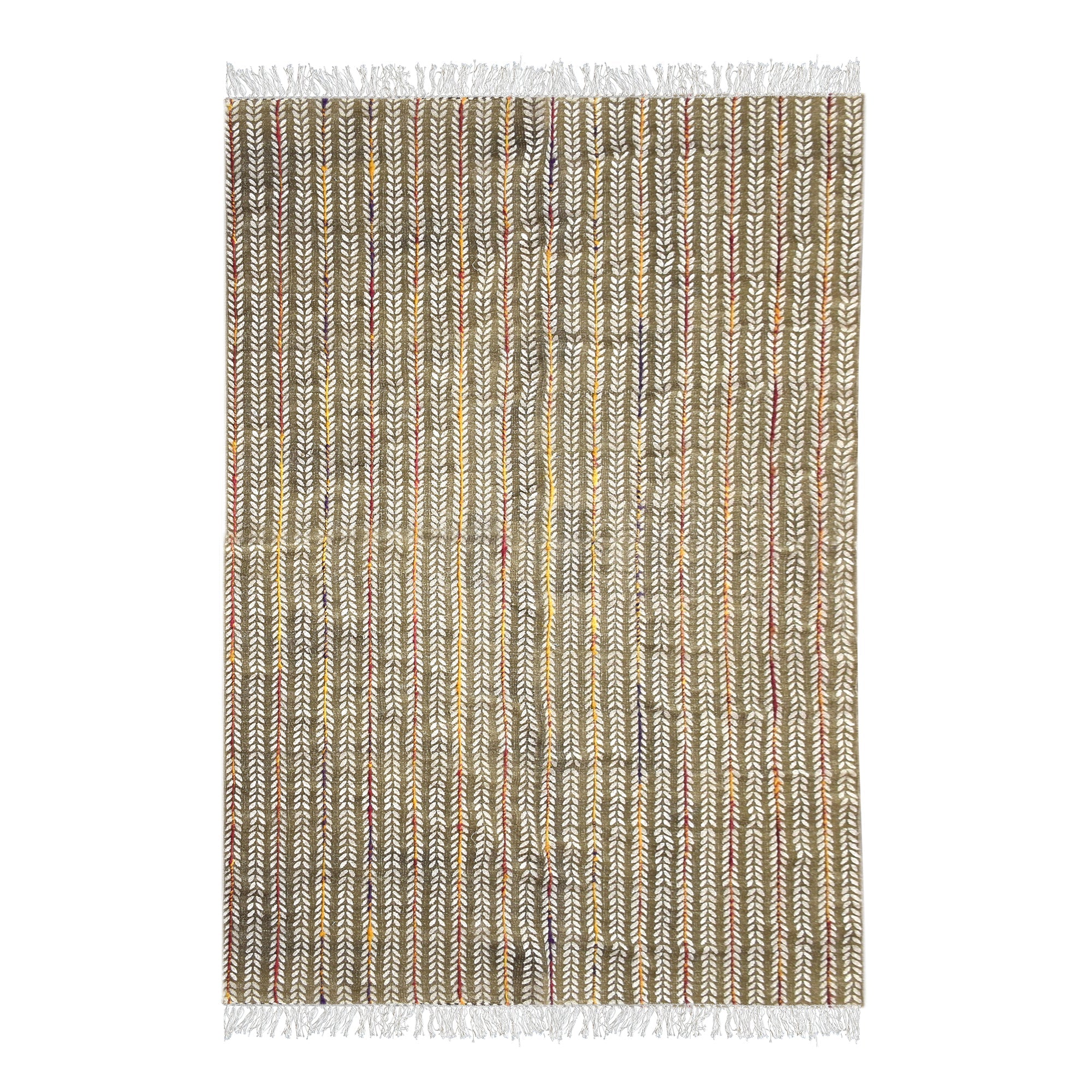 Area Rug, Bedroom Rug, Living Room Rug, Living Area Rug, Indian Rug, Office Carpet, Office Rug, Shop Rug Online, Cotton, Printed, Polyester, Olive, Pitloom, Flat Weave, Printed