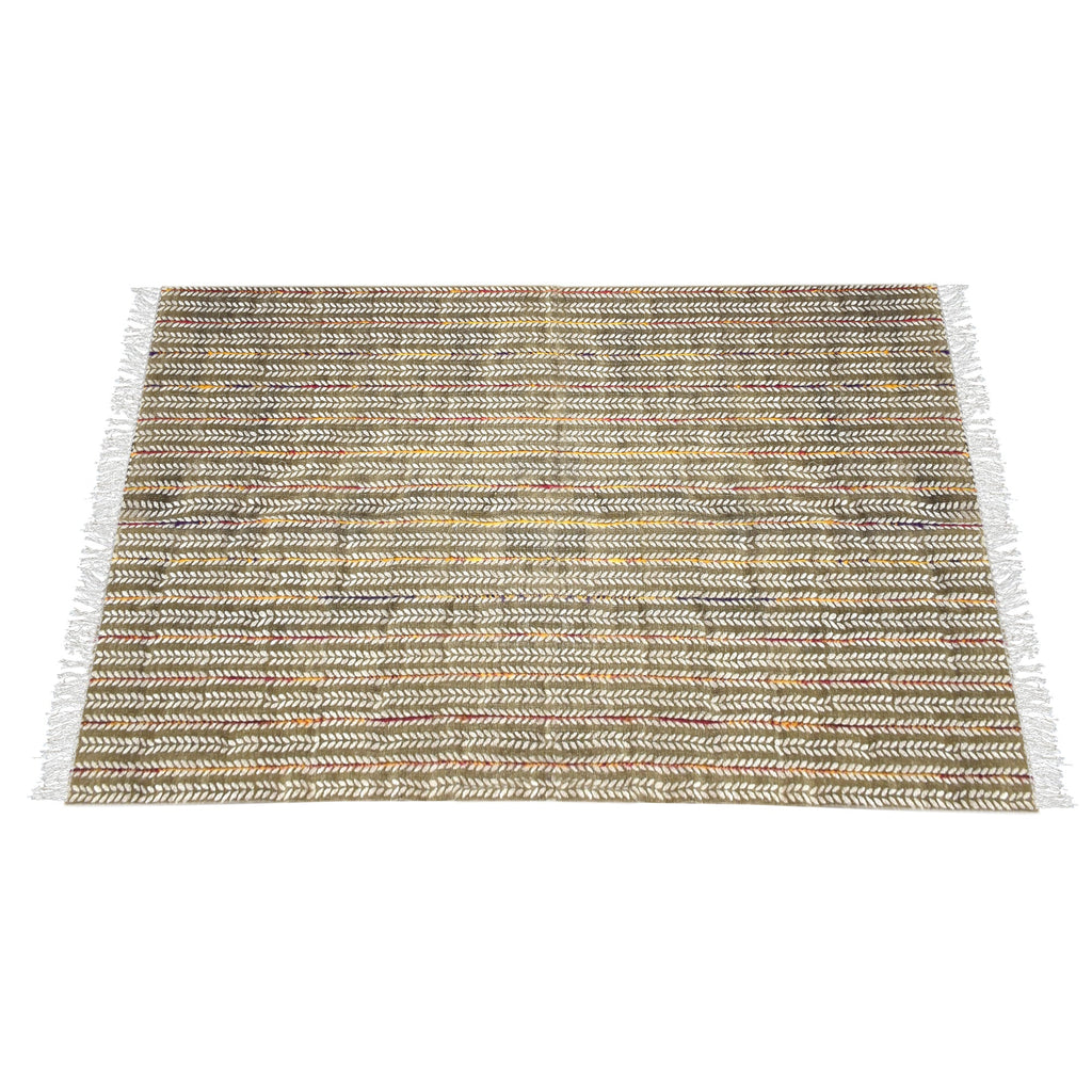 Area Rug, Bedroom Rug, Living Room Rug, Living Area Rug, Indian Rug, Office Carpet, Office Rug, Shop Rug Online, Cotton, Printed, Polyester, Olive, Pitloom, Flat Weave, Printed