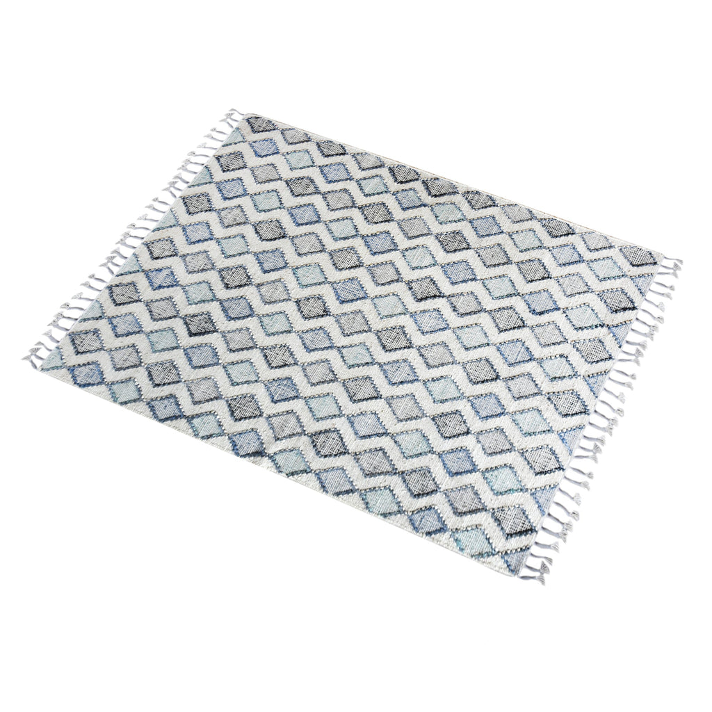 Area Rug, Bedroom Rug, Living Room Rug, Living Area Rug, Indian Rug, Office Carpet, Office Rug, Shop Rug Online, Hemp, Pet, Beige, Grey, Blue, Geometrical