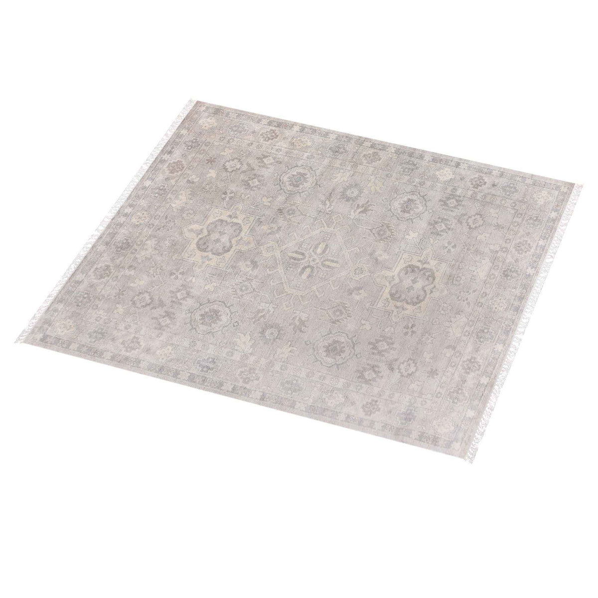 Monolith & Heart Pamiers Hand-Knotted Wool Rug, Grey, Multiple Sizes