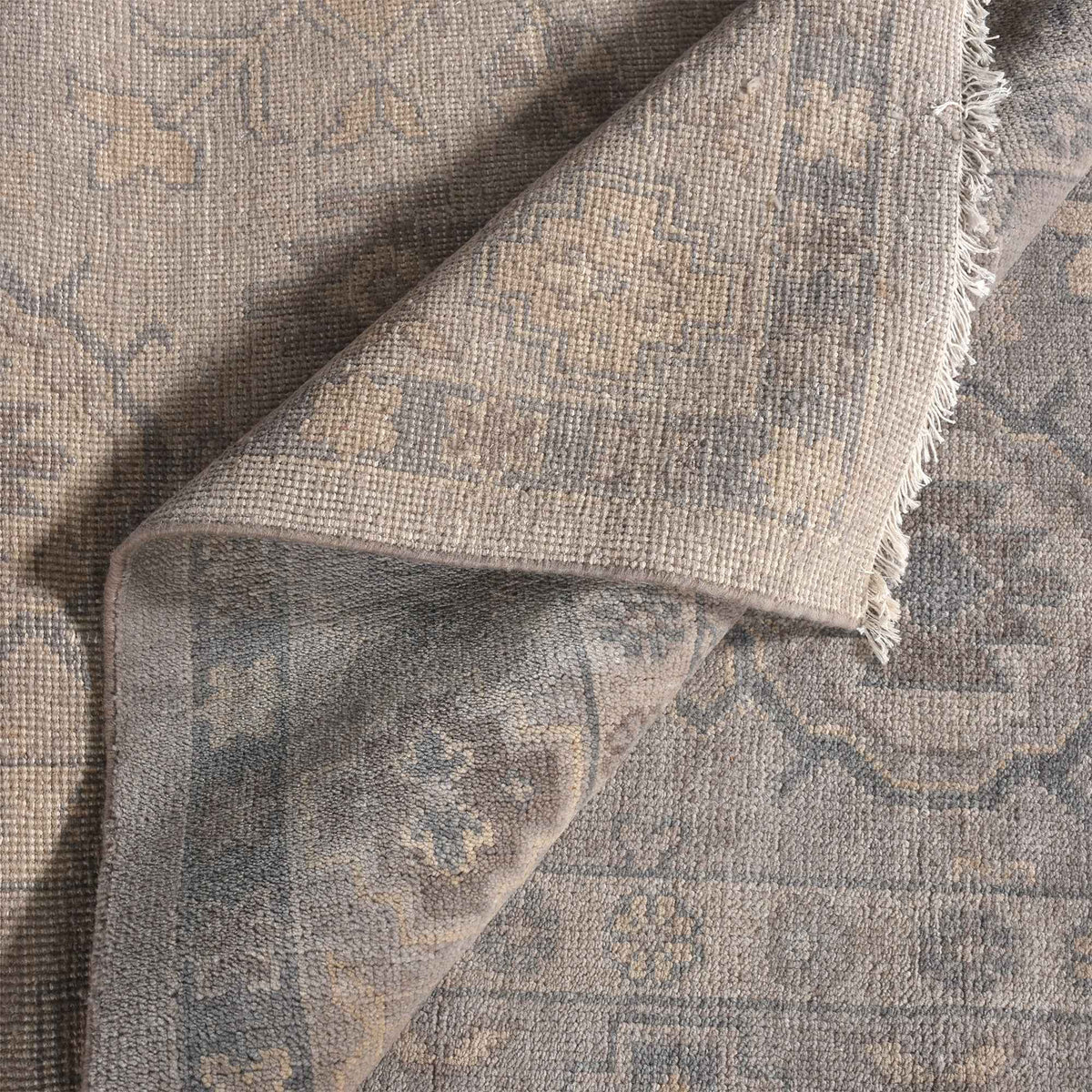 Monolith & Heart Pamiers Hand-Knotted Wool Rug, Grey, Multiple Sizes
